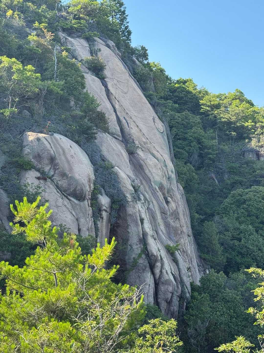 玖波行者山の三の鎖。
これはヤバい！