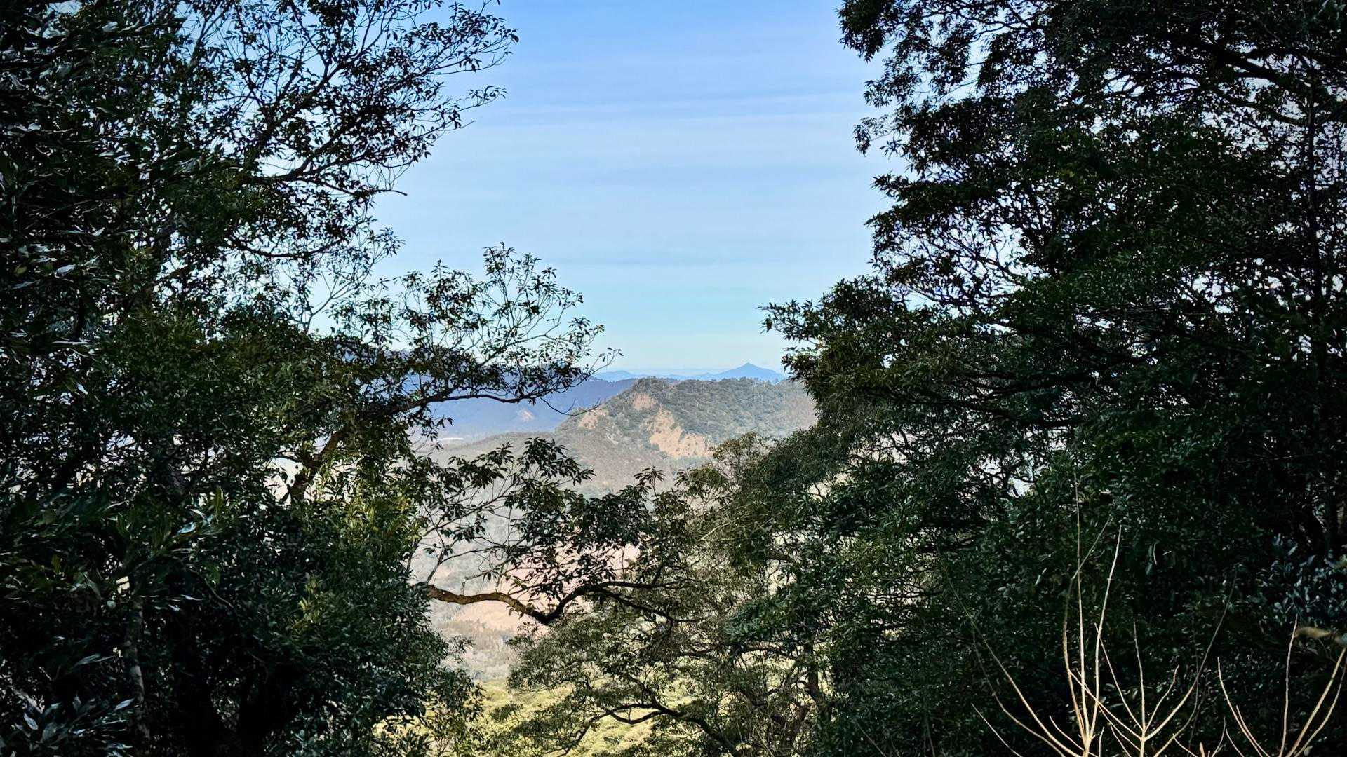 花切山 稜線から わずかに見えた北側のお隣り“” 双石山”方向の眺望👀