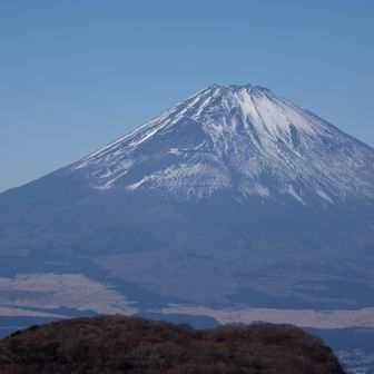 富士山ばっちり😁　ちょっとカメラを絞ってみた。
