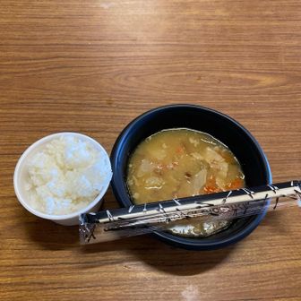 豚汁で体力回復