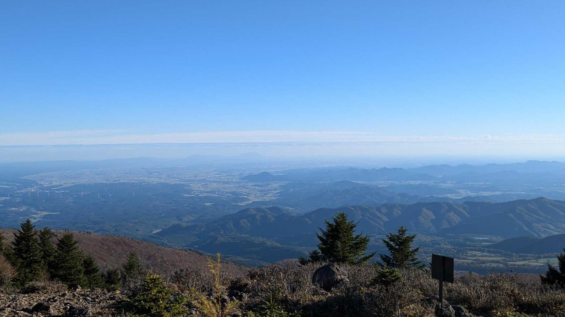 八海山あたりからの眺めサイコー