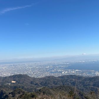 大阪方面がよく見渡せる✨