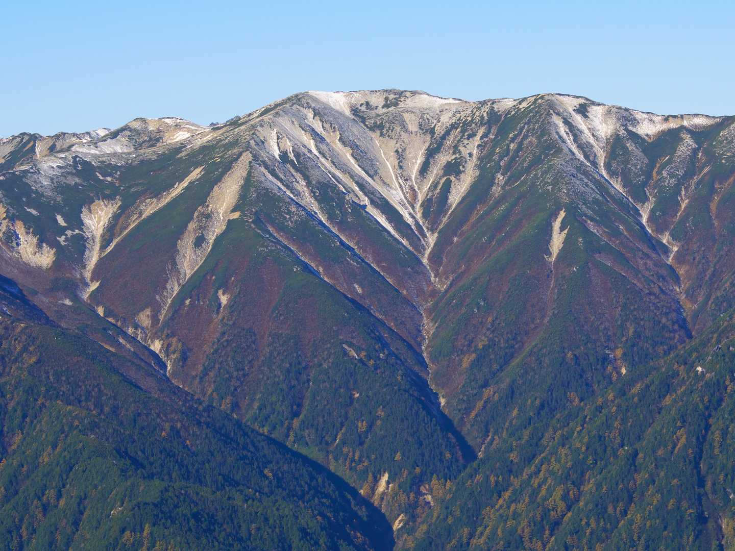 野口五郎岳の写真