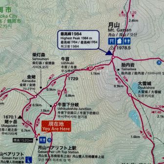 まずは、姥ヶ岳踏んでから山頂目指します

グレーピークの柴灯森は、通過したら踏めてました👍🏻