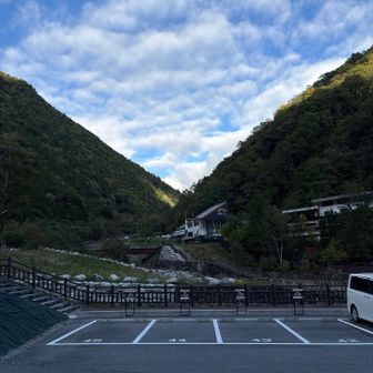 到着　足がプルプルです
帰りは温泉ですね