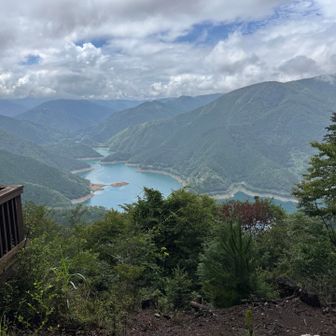 奥多摩湖の展望よい