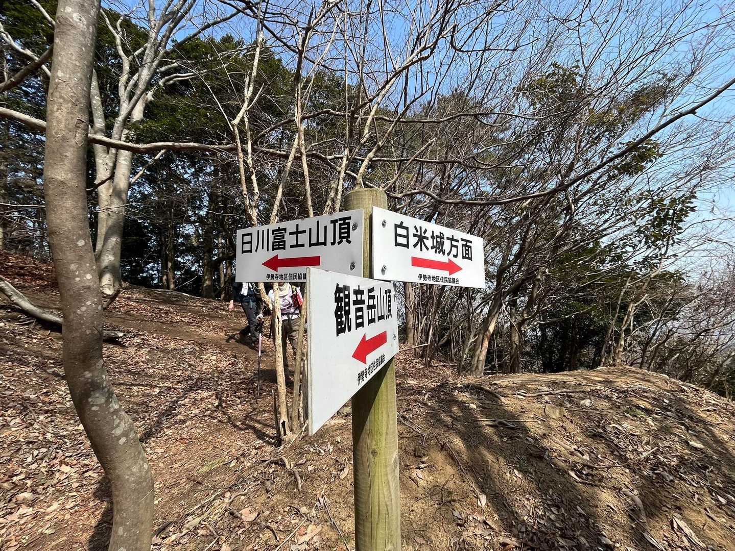 鈴の音アルプス（桝形山-鉢ヶ峰-日川富士-観音岳） 縦走コースの写真