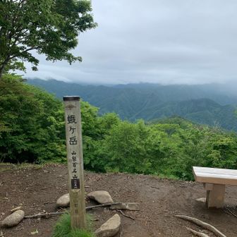 山頂到着。
富士山は心の目で。。
