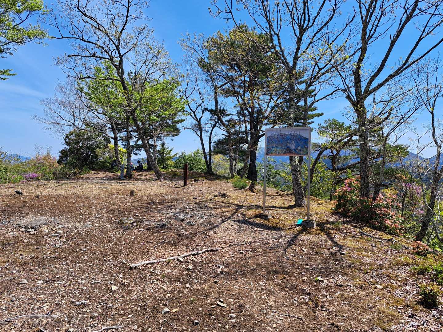 山頂
矢筈城本丸跡地