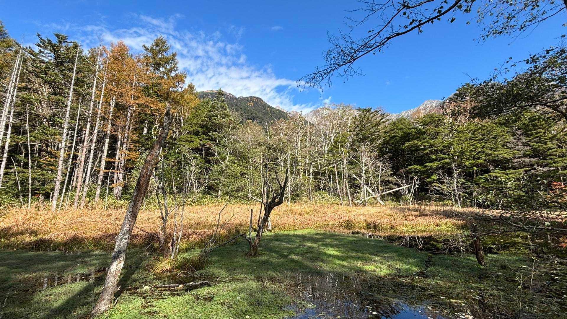 大正池バス停-大正池-大正池-田代池-上高地西穂高岳登山口 縦走コースの写真