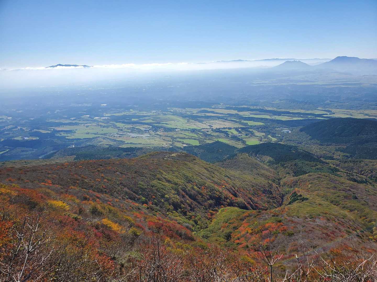 赤川登山口-久住山-中岳-稲星山 往復コースの写真