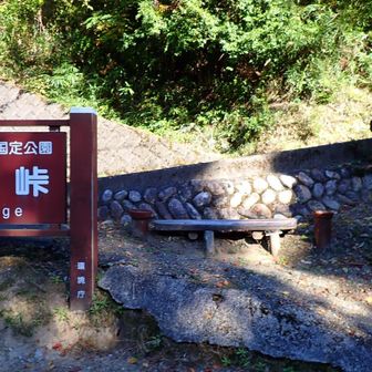 紀見峠到着