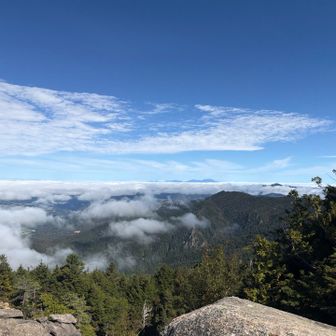 写真は今ひとつだが、四阿山や苗場山など信越国境の山々もしっかり見える😍