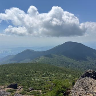 山頂からの景色はとっても良かったけど、半端ないくらいの強い風でよろけまくり😅
