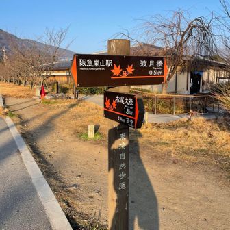 ほとんど東海自然歩道と被ってて良かった👍この看板、めっちゃ見やすい👍