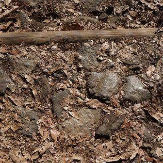 いつも足の裏が痛くなる、終盤の青竹踏みゾーン。