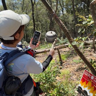 天狗山へ入るところに、鐘があります🔔