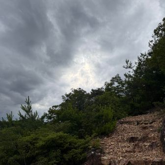 振り返ってまだ高い所に太陽？