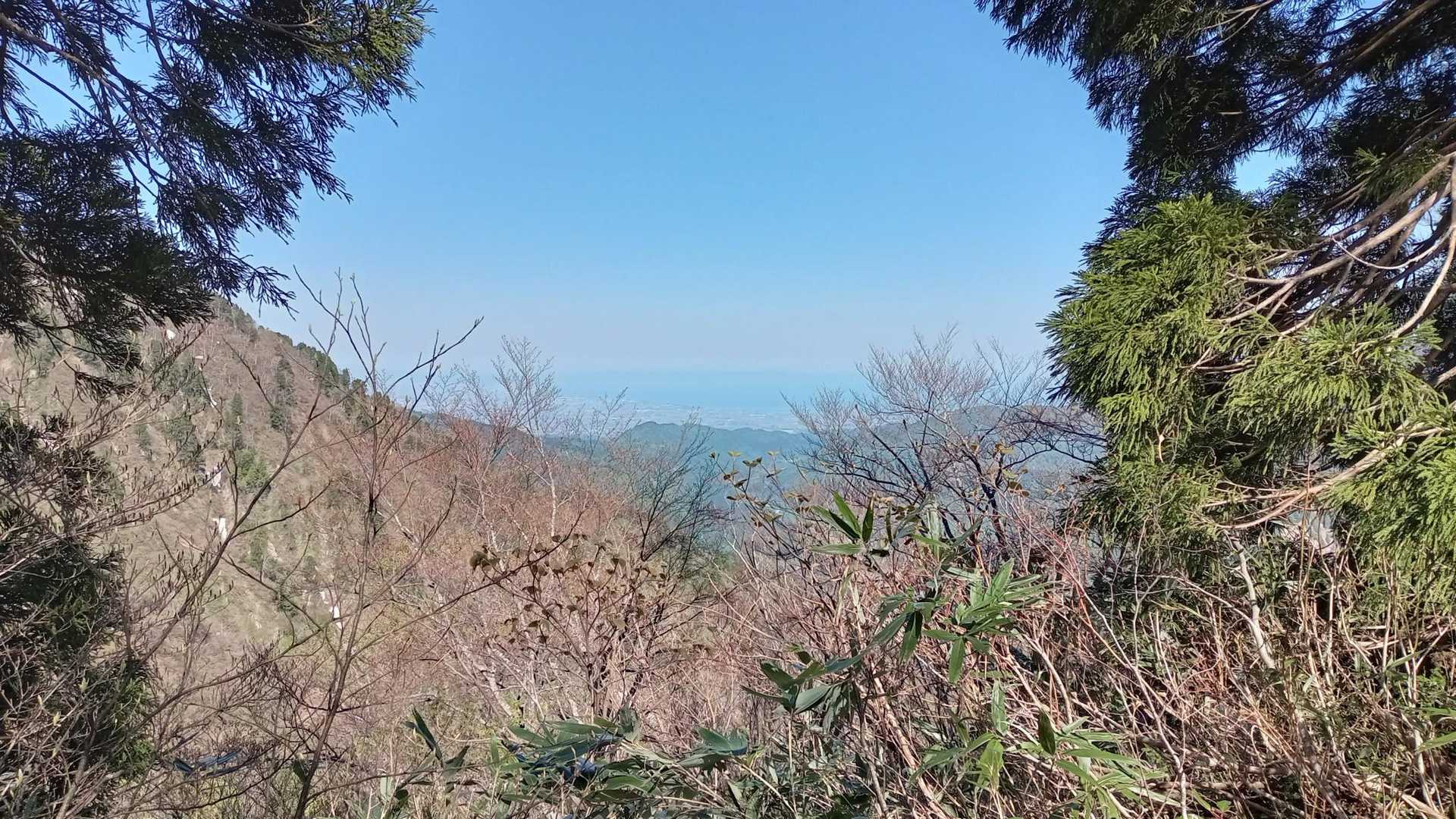 富山湾方向