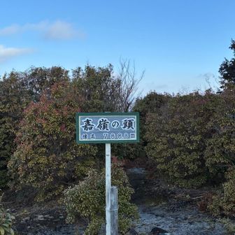 かれいのかしら山頂〜🙌