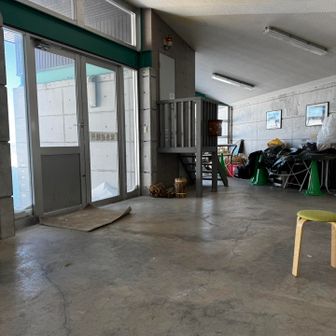 リフト横に避難小屋ありました（知らんかった）
バイオトイレ使えます