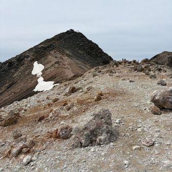 とんがった剣ヶ峰へ