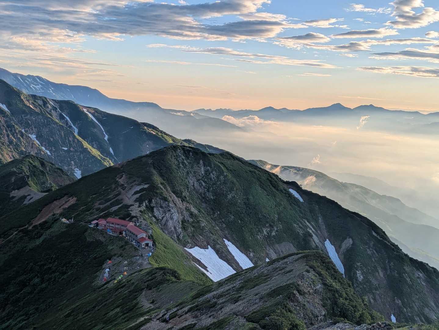 五竜岳 往復コースの写真