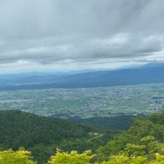 会津の町見下ろし⭐️