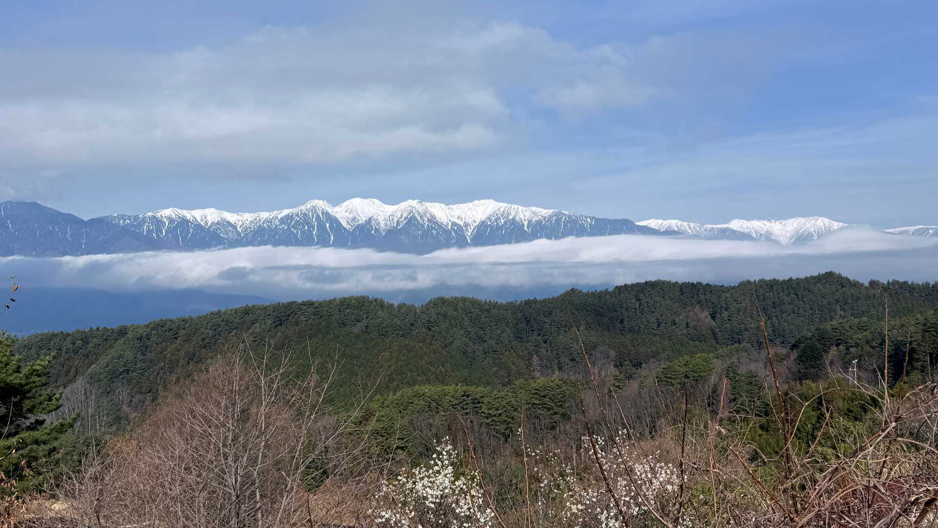 中央アルプスも👍ぐぅう！