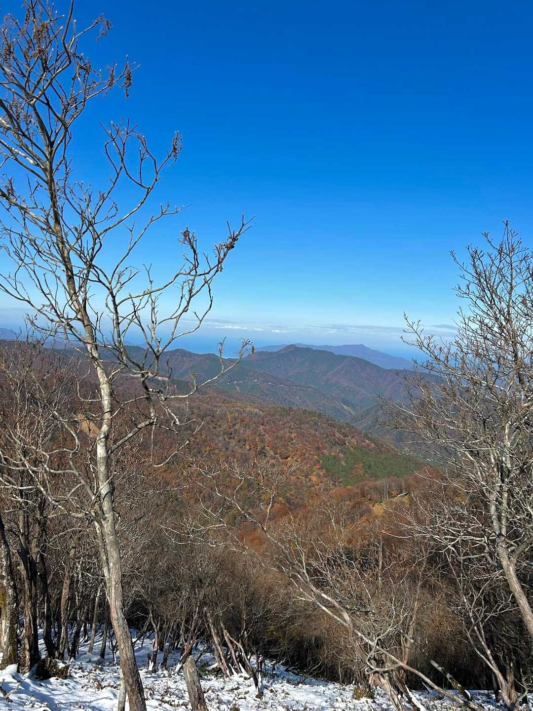根来坂峠-白石山-百里ヶ岳 往復コースの写真