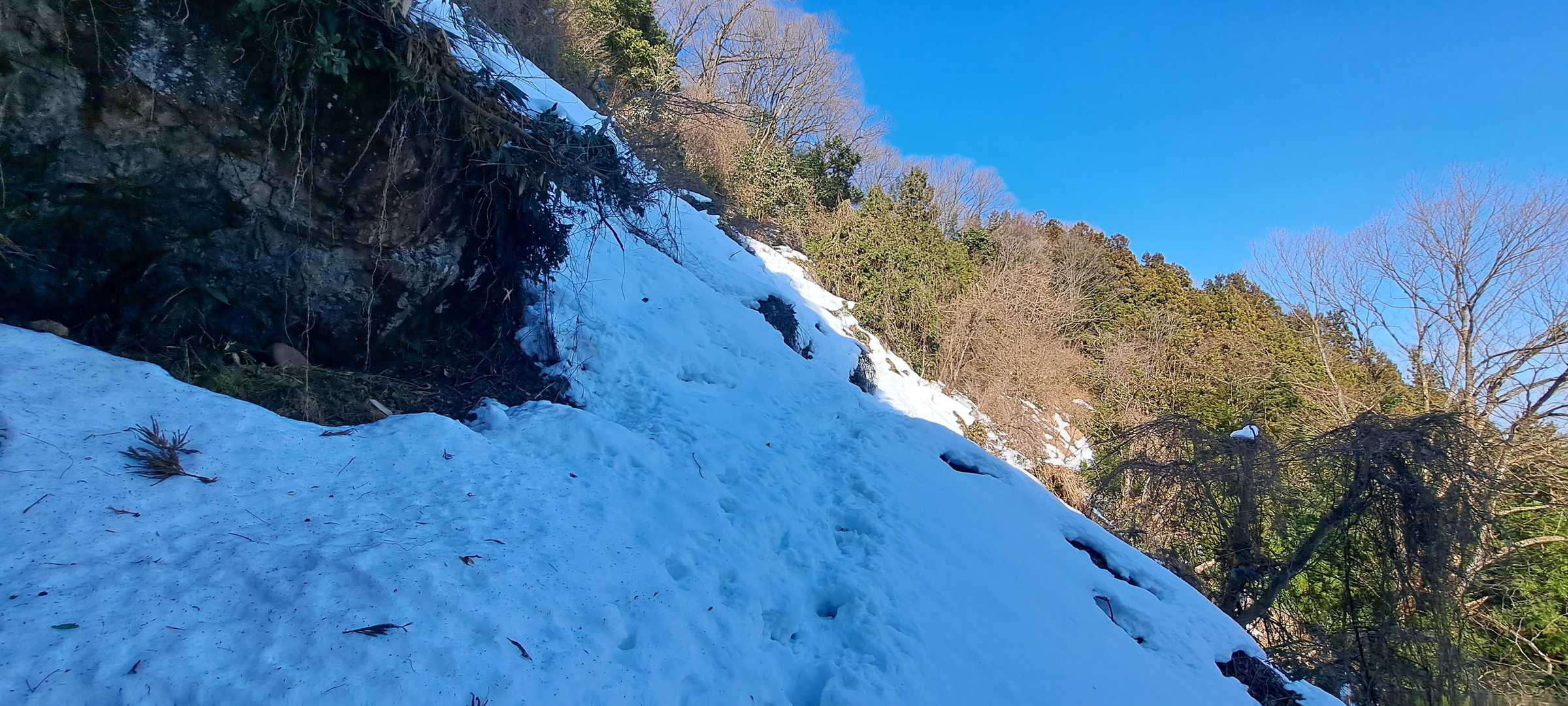 急斜面あり