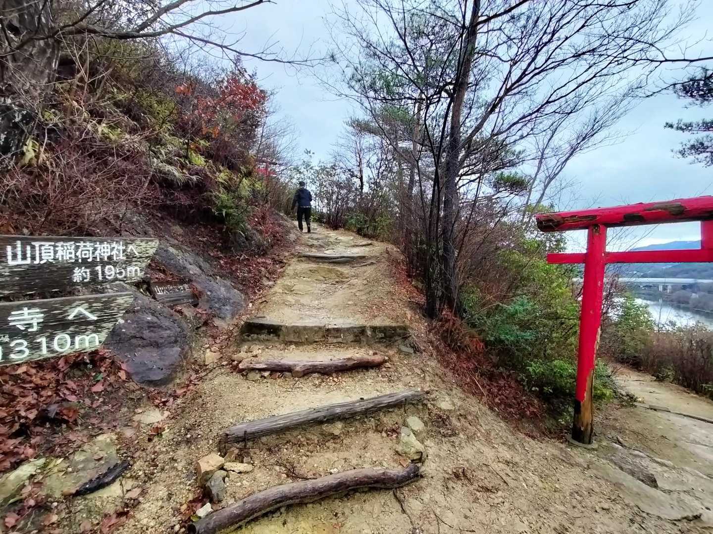 右におりると金仙寺湖です