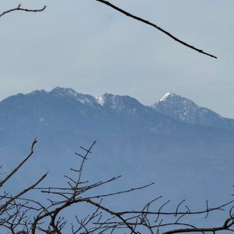 鳳凰三山と甲斐駒ヶ岳