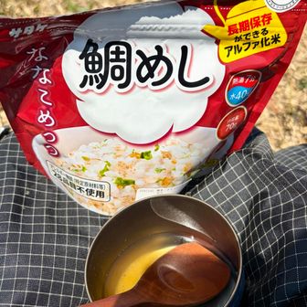 ご飯は鯛めしとレモネード