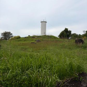 前に来た時は
串山から見て気になって
真白い🕯️みたいな
