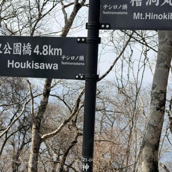 よく見ないと通り過ぎちゃう山頂