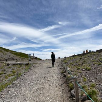 登山スタートします