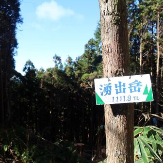 湧出岳山頂