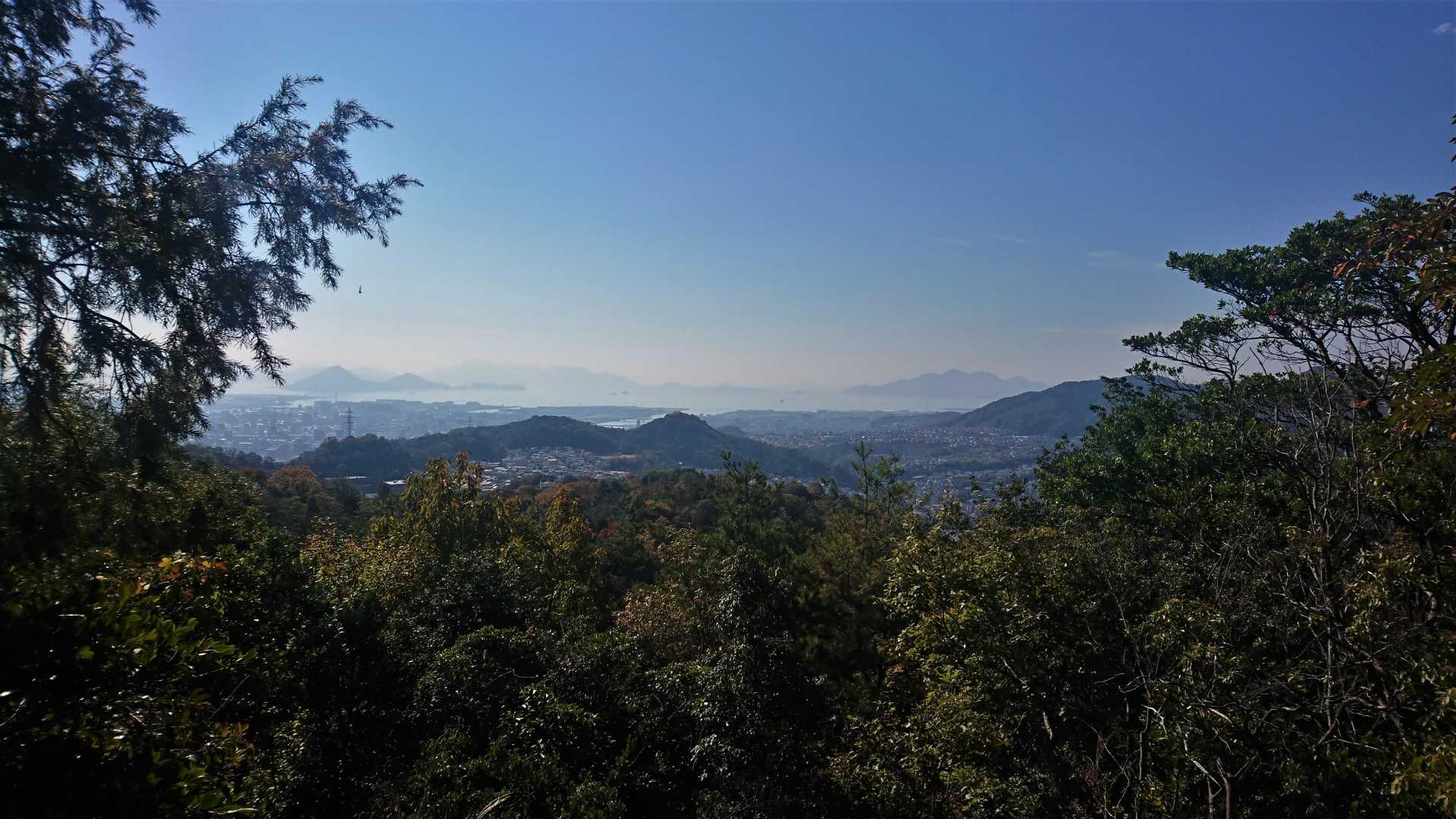 宮島も見えます
