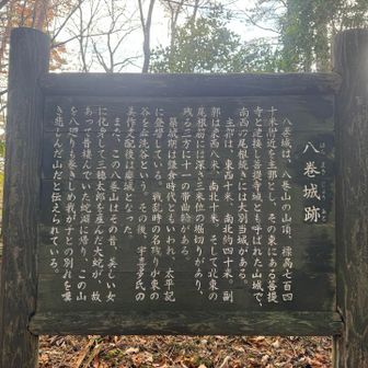 八巻山を経由して～