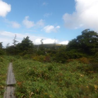 あとでわかったことだが、赤倉山に辿るこのルートのこの先に佐武流山があったんだ。以前はそこまで縦走したいと考えてた。