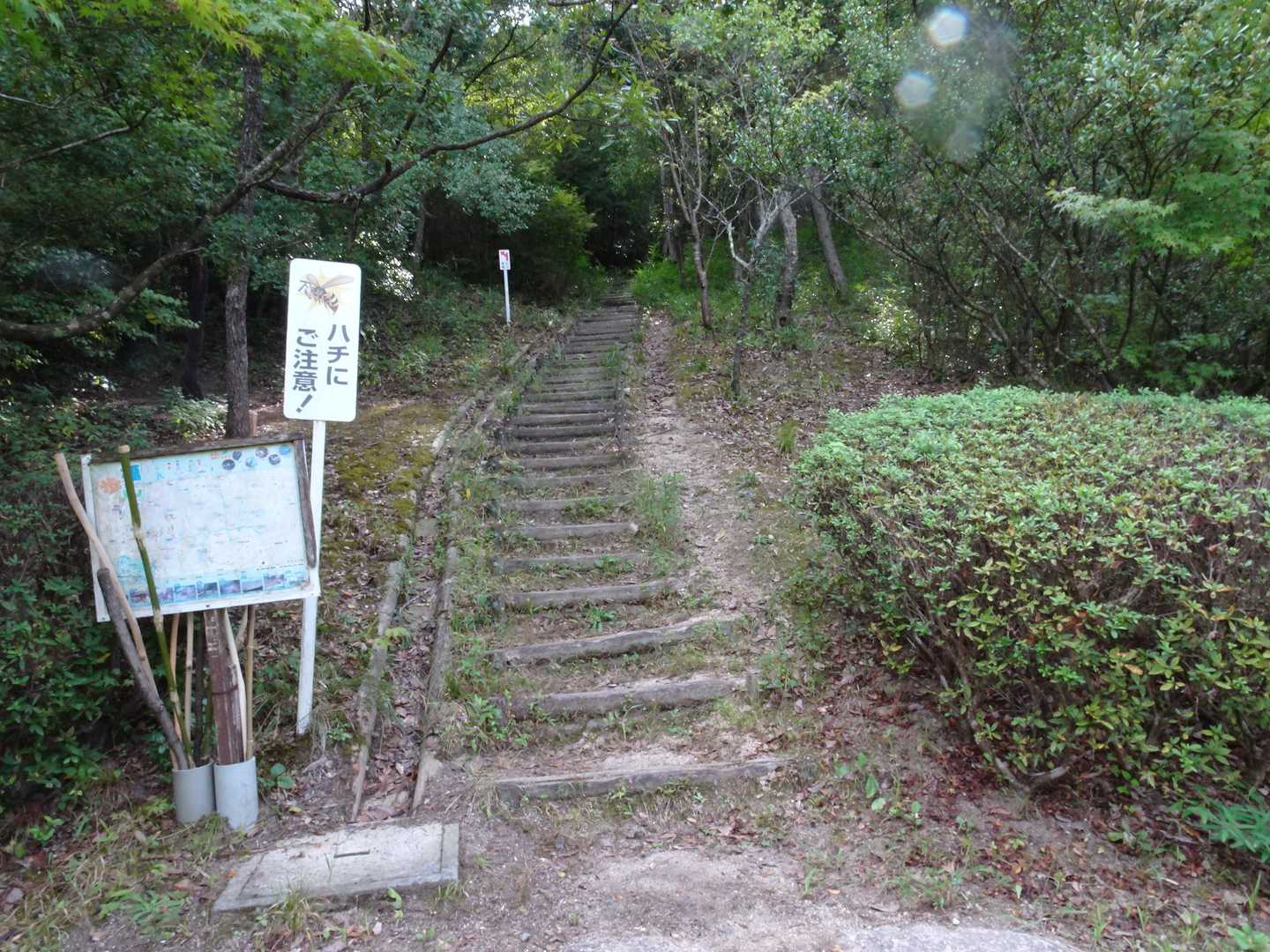 福山登山道 ふれあい広場口-幸山 往復コースの写真