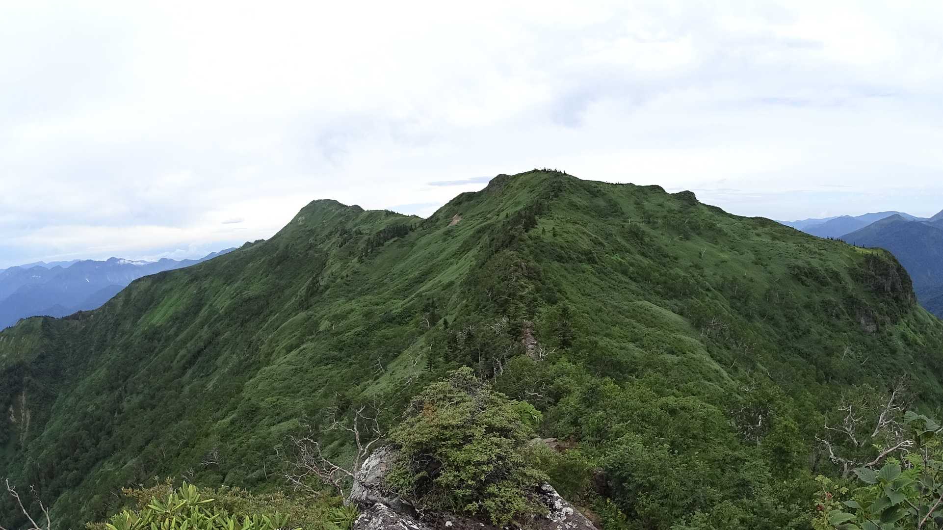 不動岳-前武尊-家の串山-武尊山 往復コースの写真