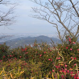 雌岳山頂からの眺め