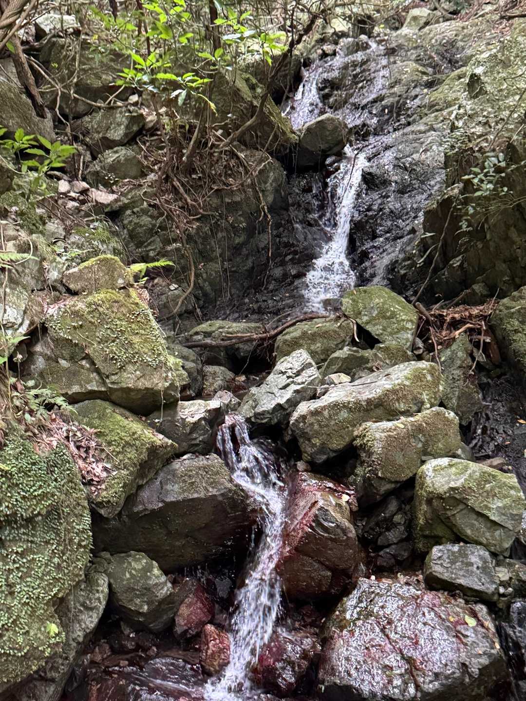 水量少し少なくなって