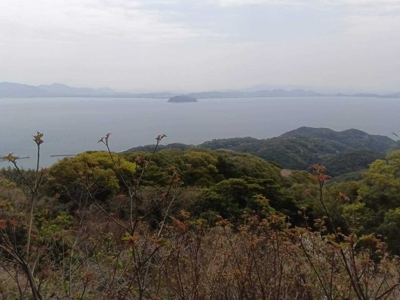 展望台から玄界灘の眺望
