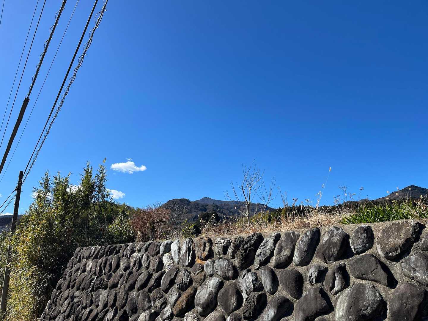 登山口を出たら大山