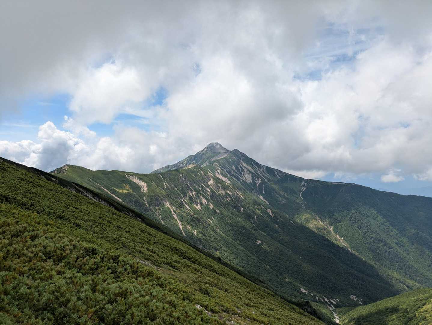 抜戸岳-秩父平-大ノマ岳-大ノマ乗越-弓折岳-弓折乗越-小 縦走コースの写真