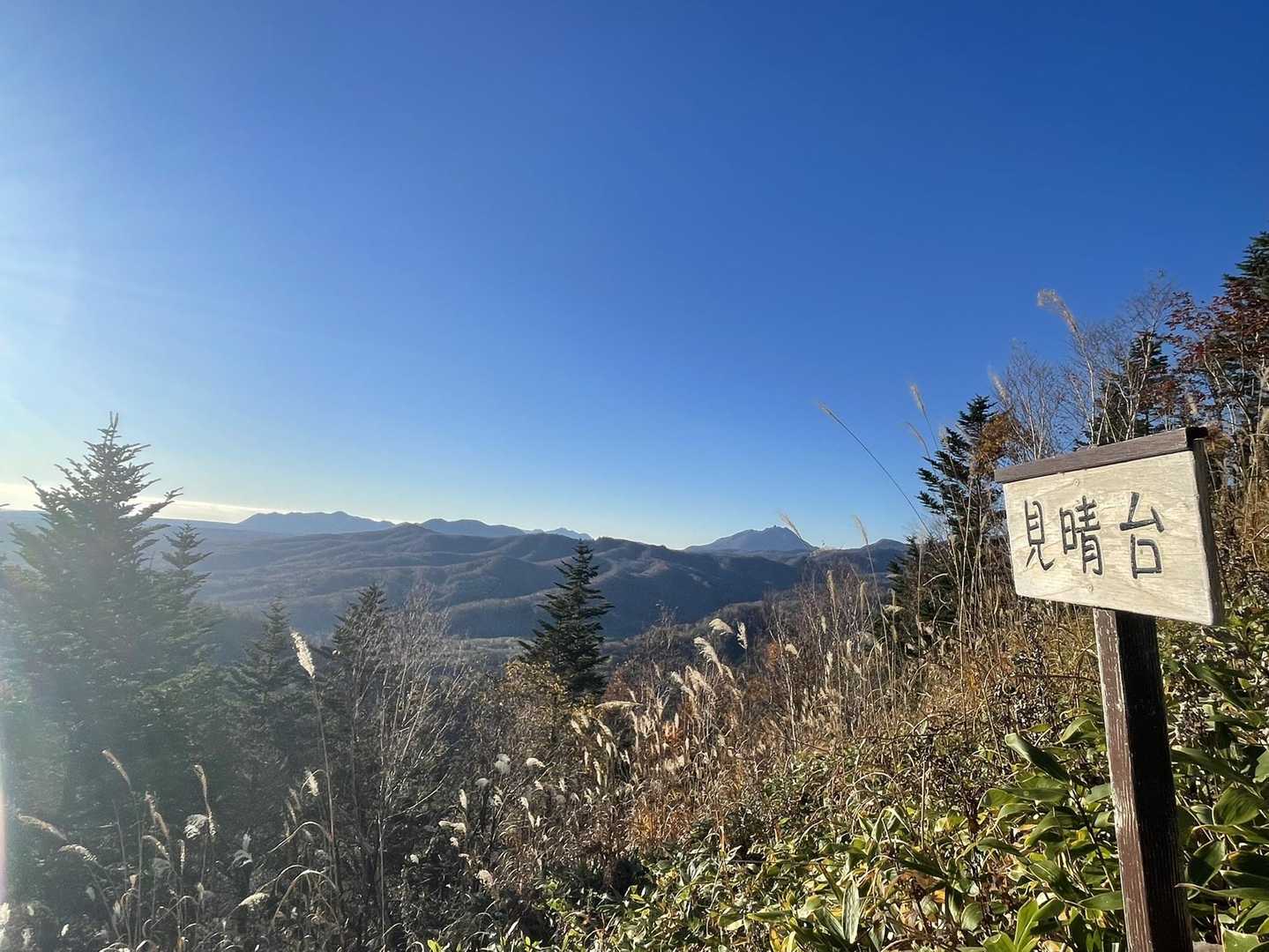 見晴らし台に到着しましたが
もう少し上が景色最高です♪