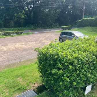 そして🅿️に無事到着。ただいまー！🤗
私以外には1台が駐車されてました。
ちなみに、山域では誰とも会わず。すへて貸し切り状態でした。
適度に汗をかく、心地よい1時間42分の山活でした。
デジスタは3ヶ所となりました。👍
